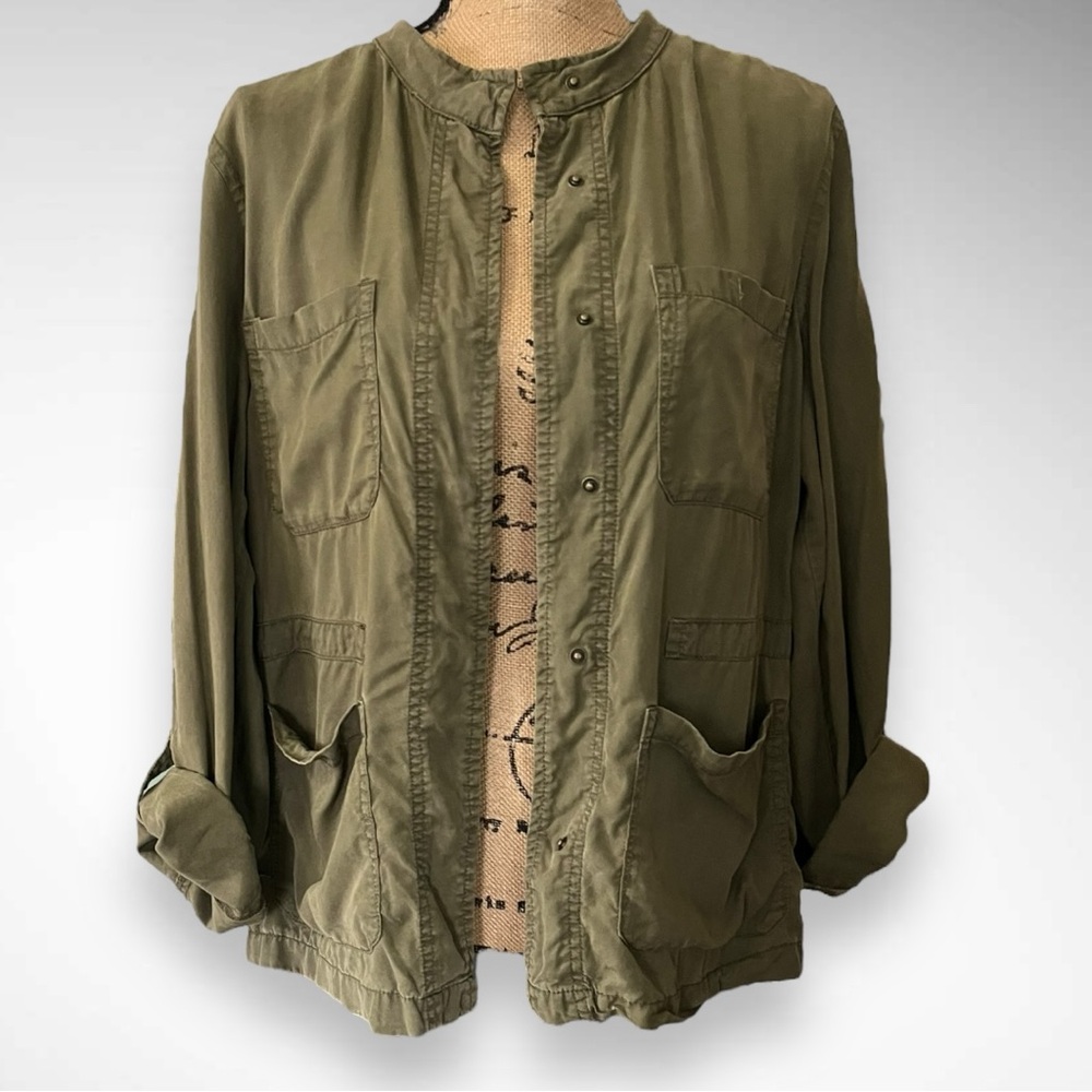 SOCIAL STANDARD‎ BY SANCTUARY Green Lightweight Field Jacket Medium | EUC